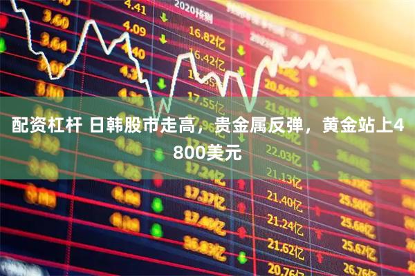 配资杠杆 日韩股市走高，贵金属反弹，黄金站上4800美元